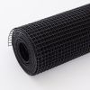 48 inch√ó50 ft Black Vinyl Coated Hardware Cloth, 19 Gauge 1/2 inch Black PVC Hardware Cloth, Black Welded Wire Fence Supports Poultry-Netting Cage-Ho