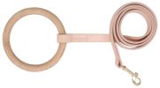 Pet Life 'Ever-Craft' Boutique Series Beechwood and Leather Designer Dog Leash