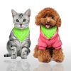 Adjustable Bandana Leather Pet Collar Triangle Scarf