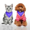 Adjustable Bandana Leather Pet Collar Triangle Scarf