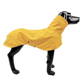 Pet Shell Jacket Dog Waterproof Windproof Raincoat (Option: Yellow-L)