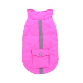 Popular Pet Clothes Winter Clothing Coat (Option: DZ169 Rose Red-L)